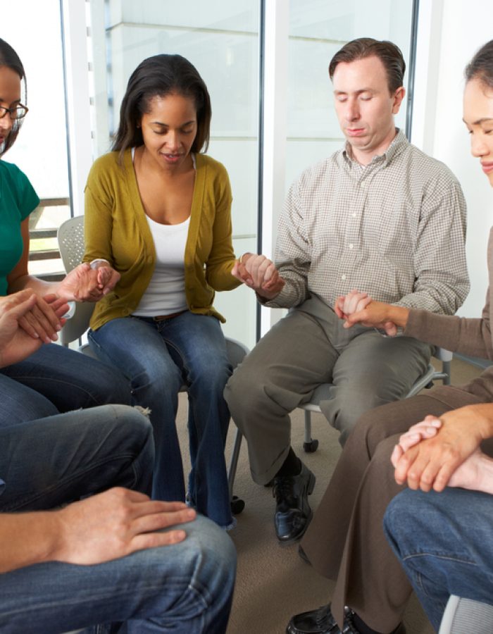 Bible,Group,Praying,Together